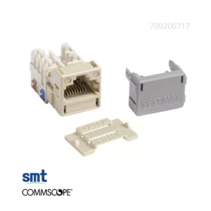 Jack 6 U/UTP, modular, color ivory, GigaSPEED X10D® M-Series