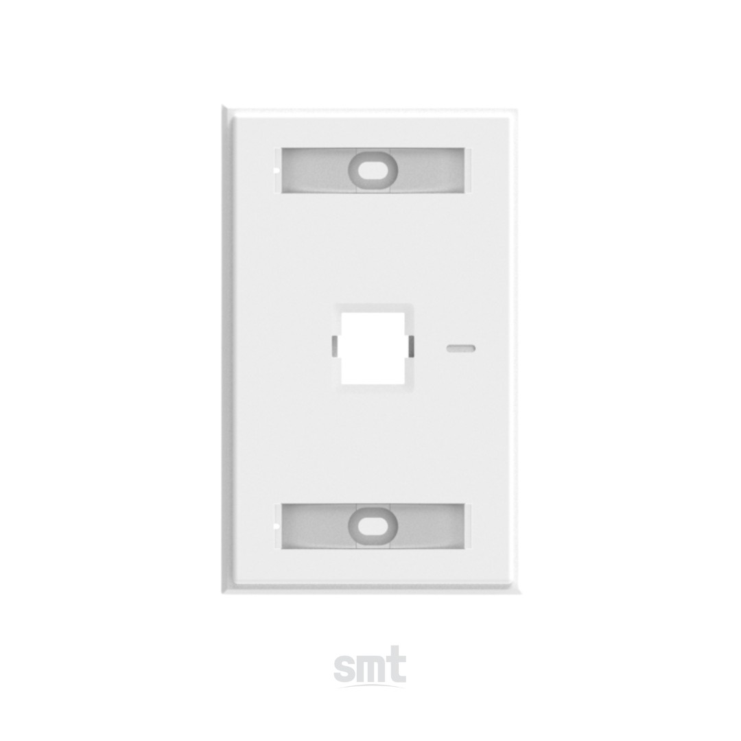 Faceplate Datos Blanco - 1 Puerto Rj45_SMT (1)