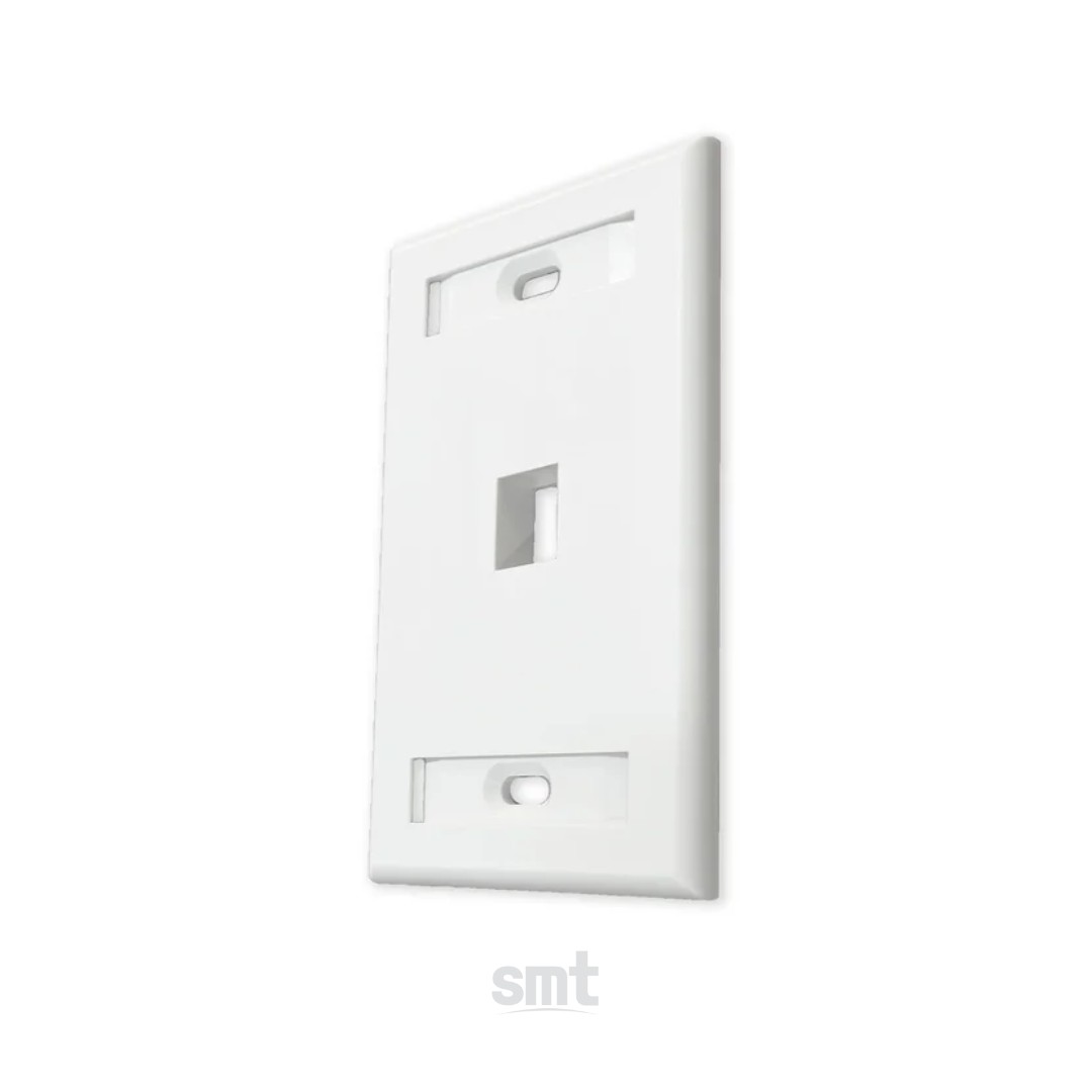 Faceplate Datos Blanco - 1 Puerto Rj45_SMT