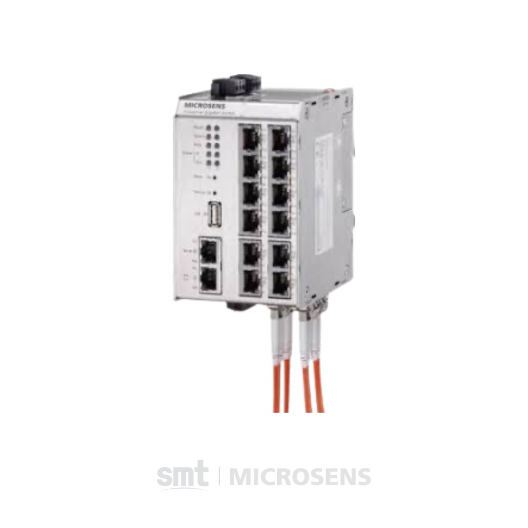 Switch modular de línea Profi industrial PoE+ de 13 puertos GbE