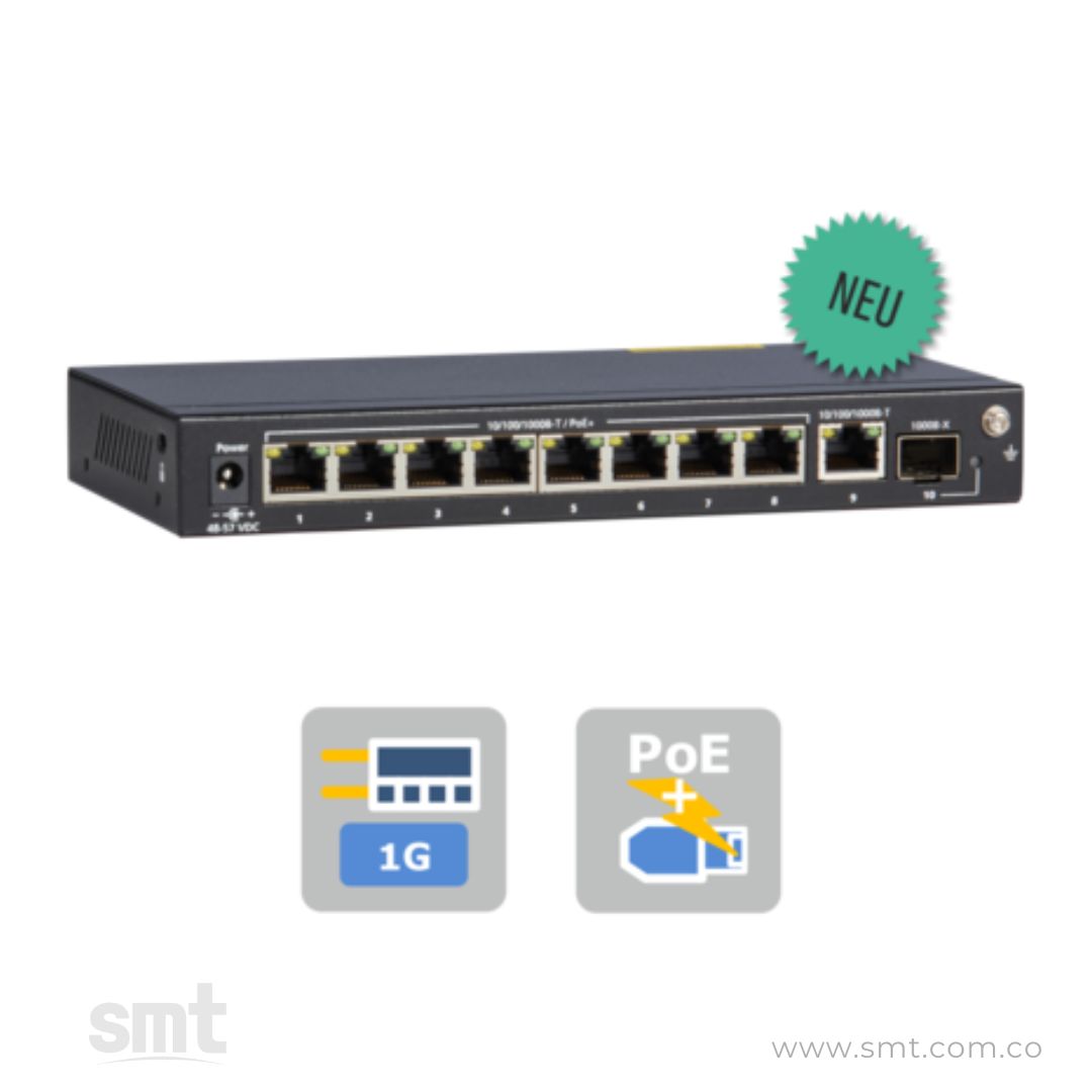 10-Port GbE Desktop Switch PoE+ SMT
