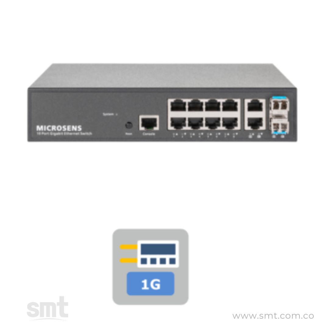 10-Port GbE Desktop Switch managed SMT